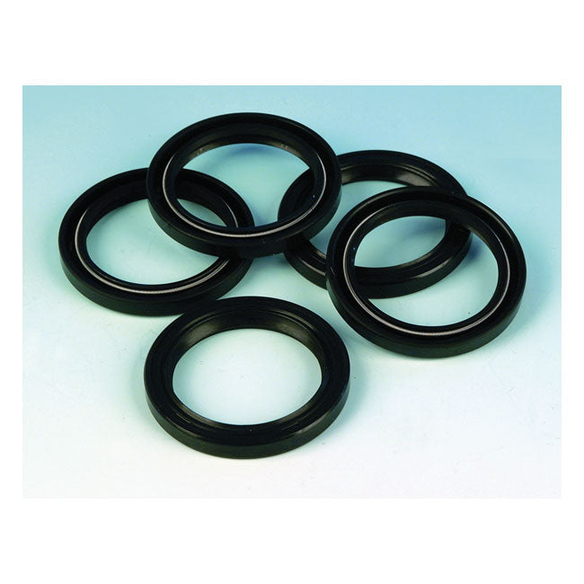 James, oil seal, transmission mainshaft. Rubber OD