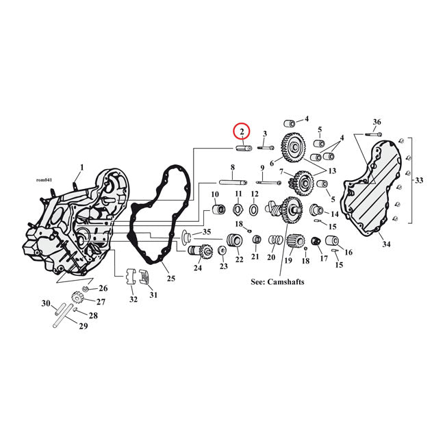 JIMS, shaft idler gear