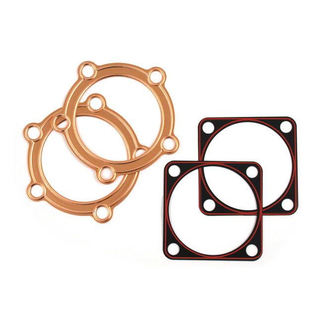 James, Knuckle head & base gasket kit. Copper/RCM