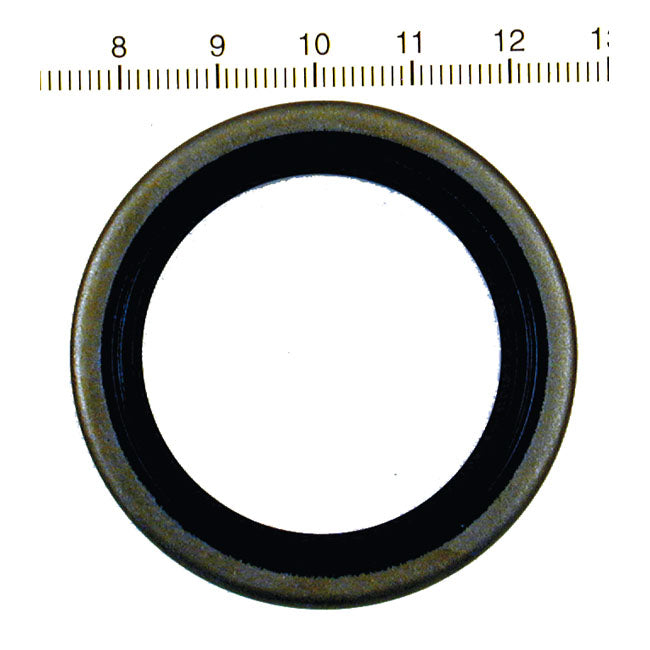 James, sprocket shaft oil seal. Metal OD