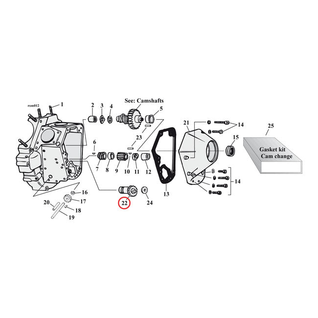 S&S, steel breather valve. +.030" OD