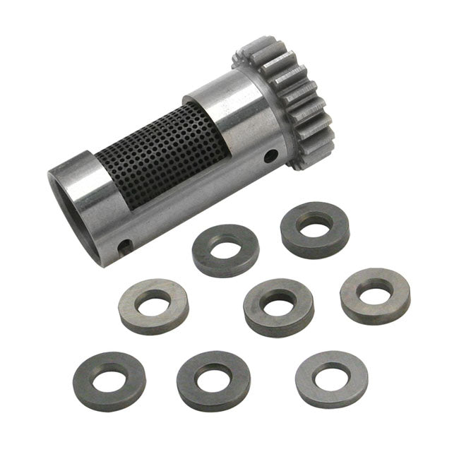 S&S, steel breather valve & spacer set. STD.