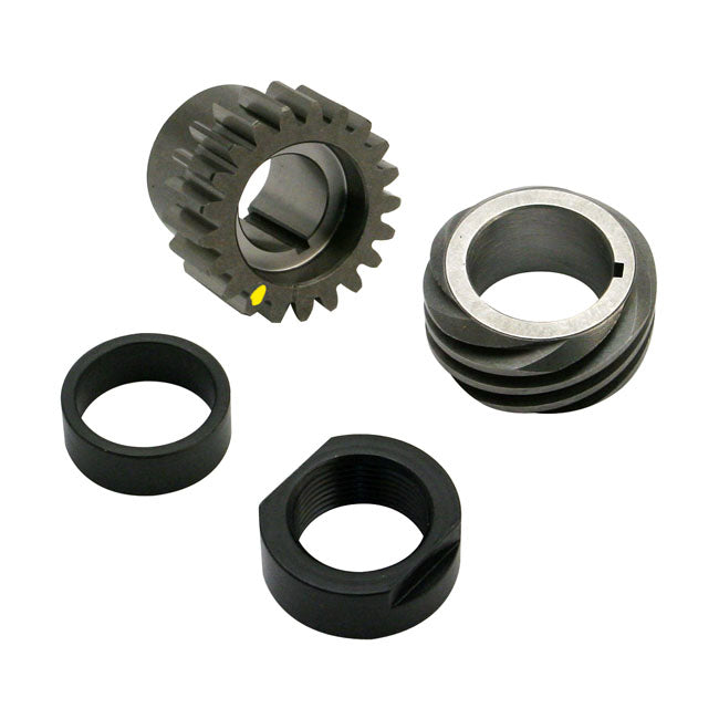 S&S, 90-99 B.T. pinion shaft gear/conversion kit. Yellow