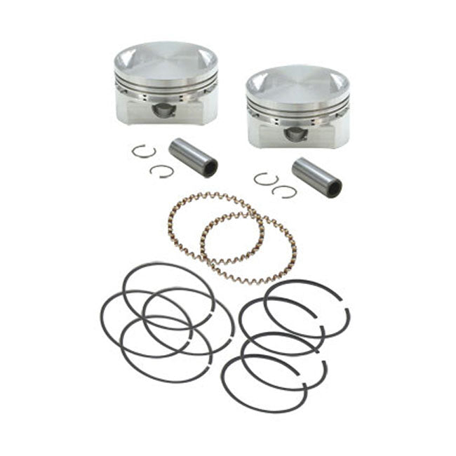 S&S, Evo stroker piston set (OEM heads). Std