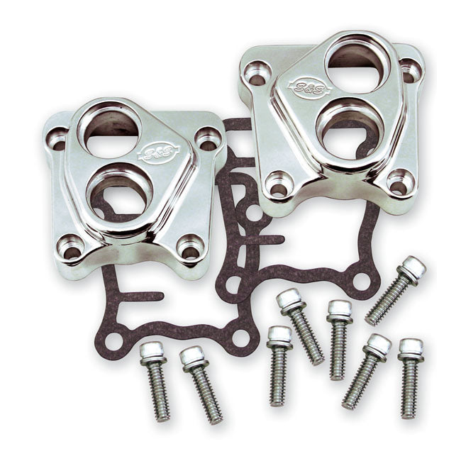 S&S, Twin Cam tappet cover set. Chrome