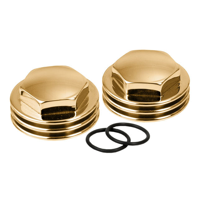 K-Tech, Knuckle rocker nuts. Finned, polished brass