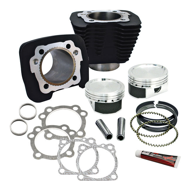 S&S, 883-1200 XL big bore conversion cyl. & piston kit