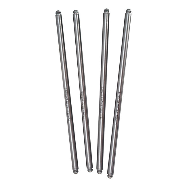 S&S, non-adj. chromoly pushrod set. Twin Cam Std length