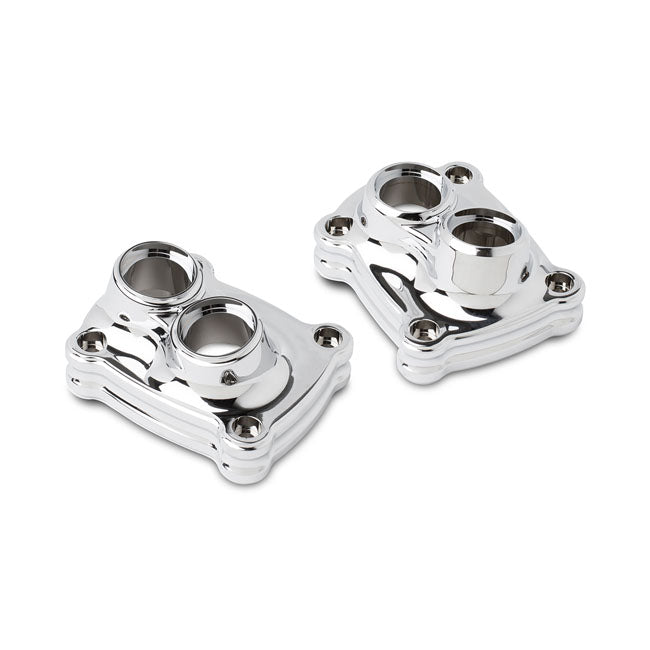 Arlen Ness, 10-Gauge tappet block cover kit. Chrome