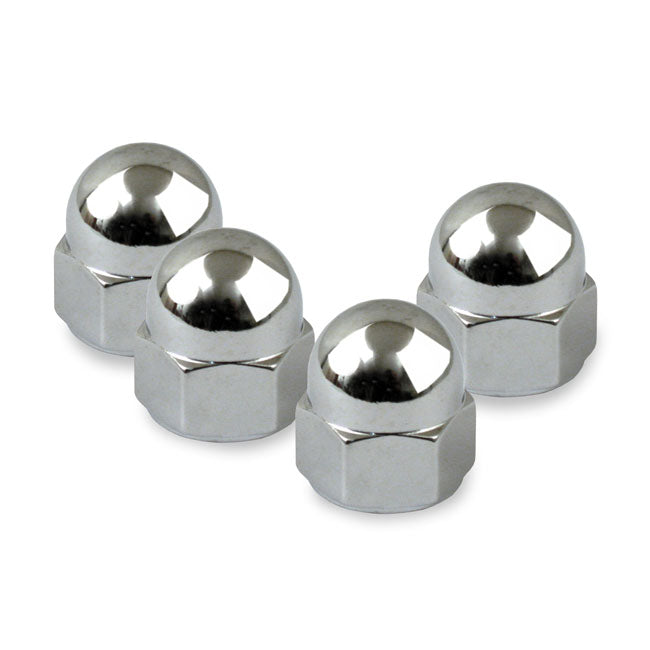 Colony, head bolt cover kit. Acorn, chrome