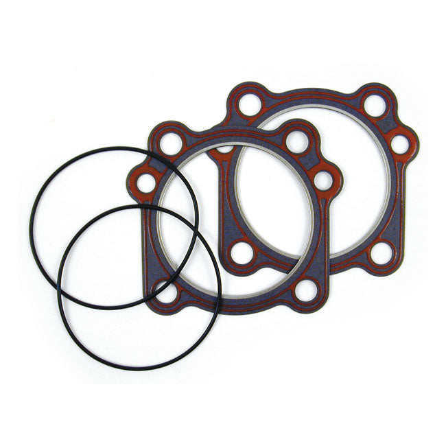 James, cylinder head & base gasket kit. .045" Firering