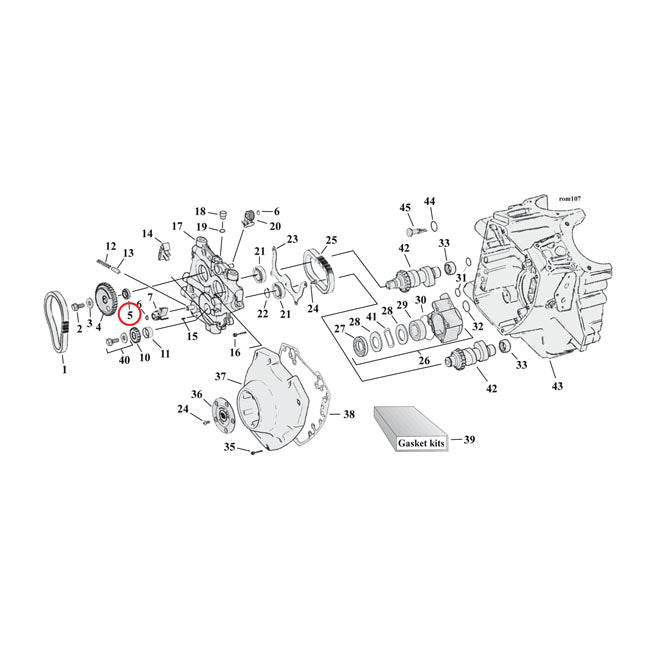 SPACER CAM DRIVE GEAR .360 INCH