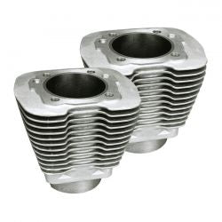 S&amp;S, 3-5/8" Evo-cilinderset met grote boring. Zilver