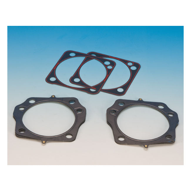 James, cylinder head & base gasket kit. MLS/RCM 4-1/8" bore