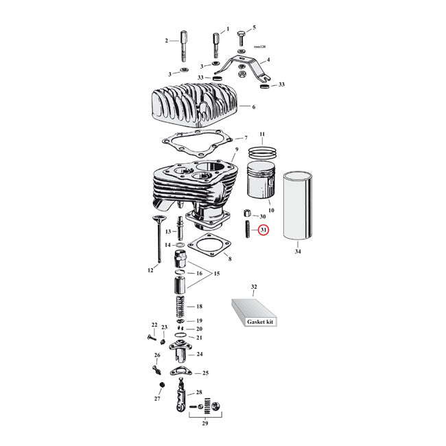 CYLINDER BASE STUDS