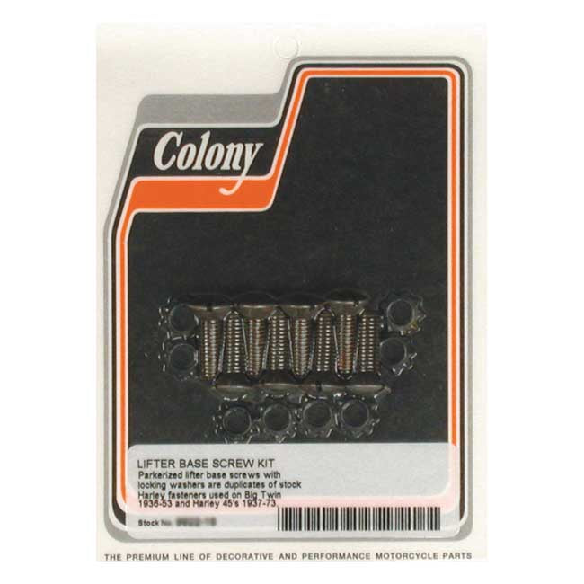 Colony, montageset voor stoterblok. OEM-stijl, zwart