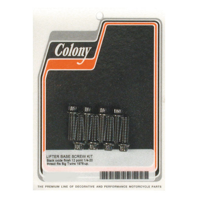 Colony, tappet block mount kit. OEM style, black