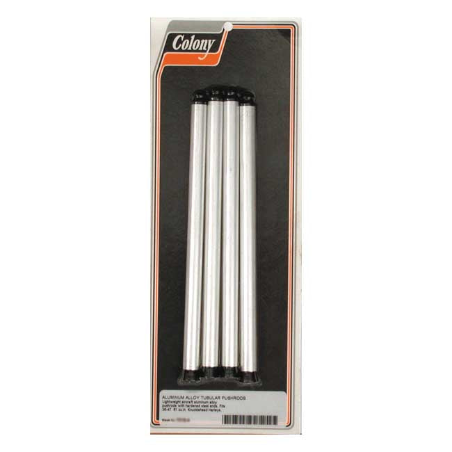 Colony, 61" Knuckle aluminum non-adj. pushrod set