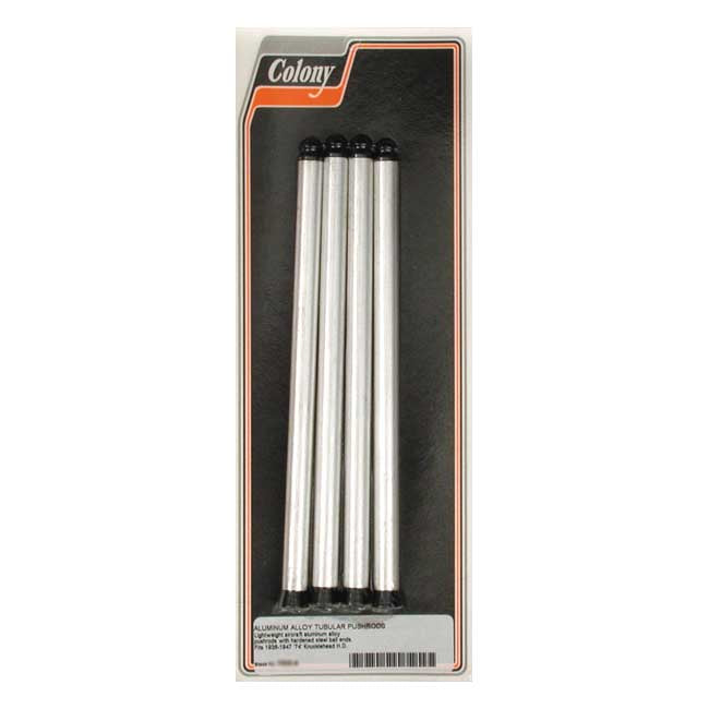 Colony, 74" Knuckle aluminum non-adj. pushrod set