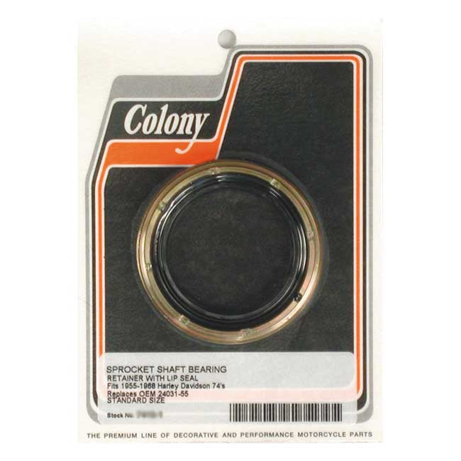 Colony, sprocket shaft oil seal. Screw type, STD