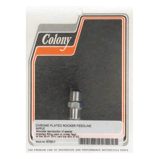 Colony, Knuckle rocker box olietoevoerfitting. Chroom