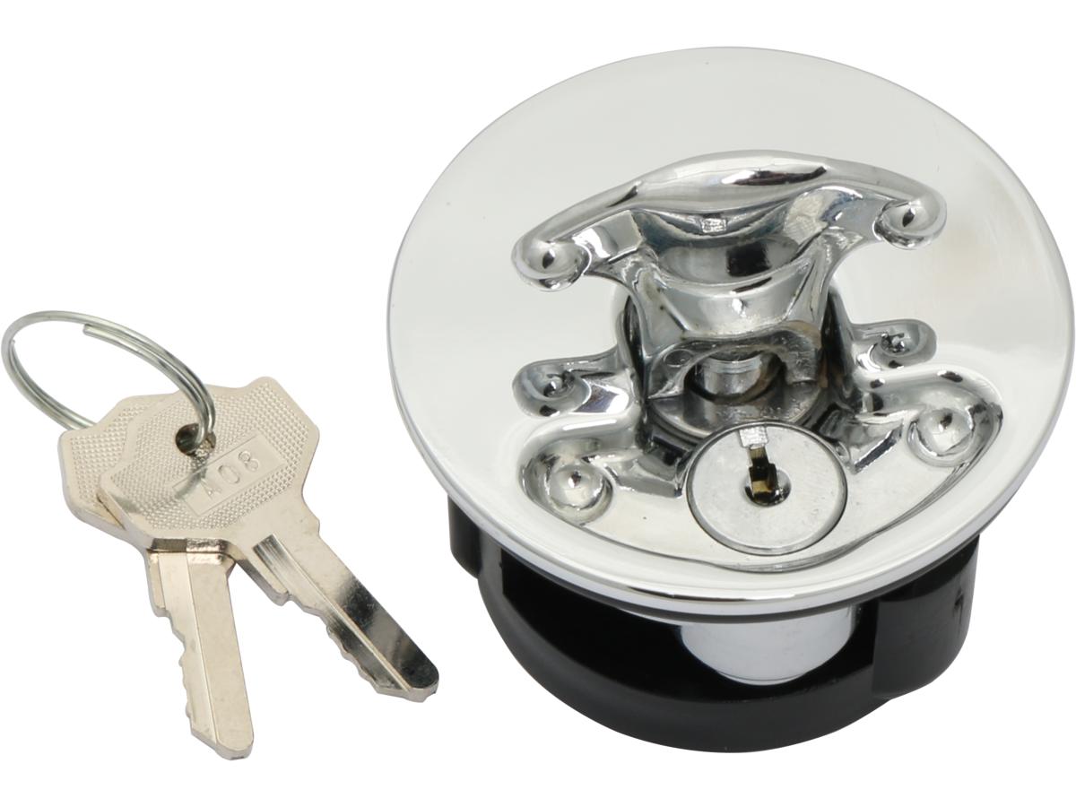 Vented Aircraft Style Replacement Gas Cap With Lock