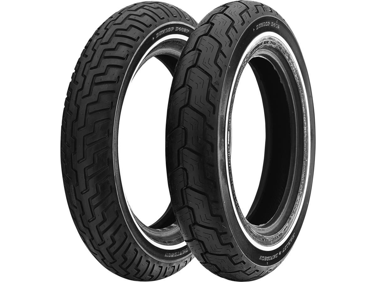 D402 Touring Tire MT/90 B-16 72H TL Single White Line