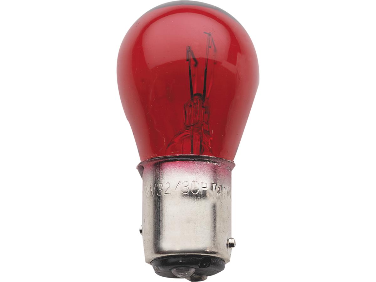 STOP/TAIL BULB, RED Bulb 12V, dual-filament, candel-power: 50/14