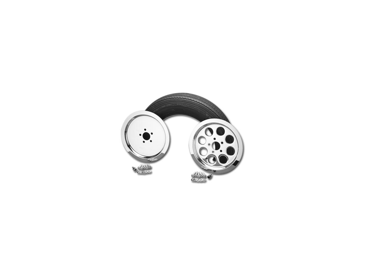 CHROME REAR PULLEY INSERT 65T