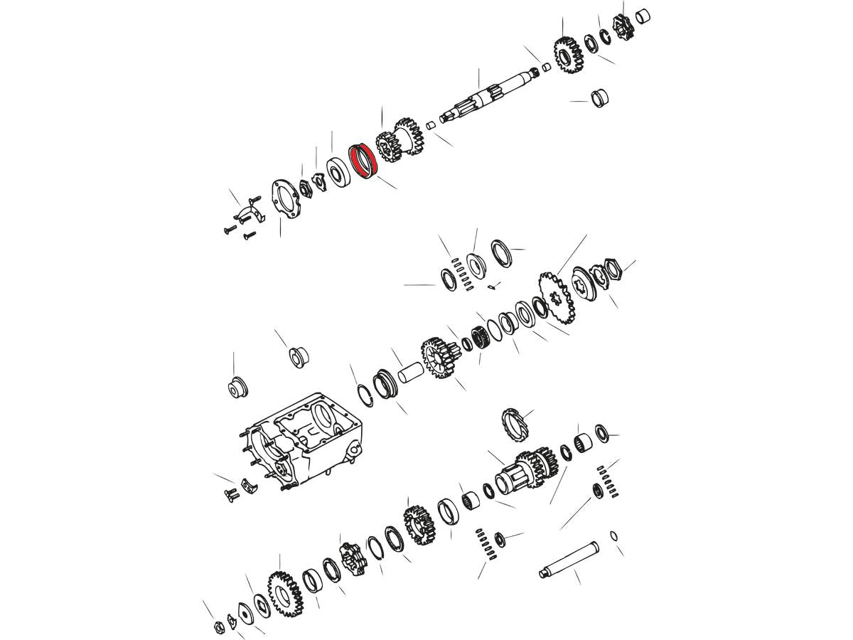 HOUSING-MAINSHAFT BEARING B/T