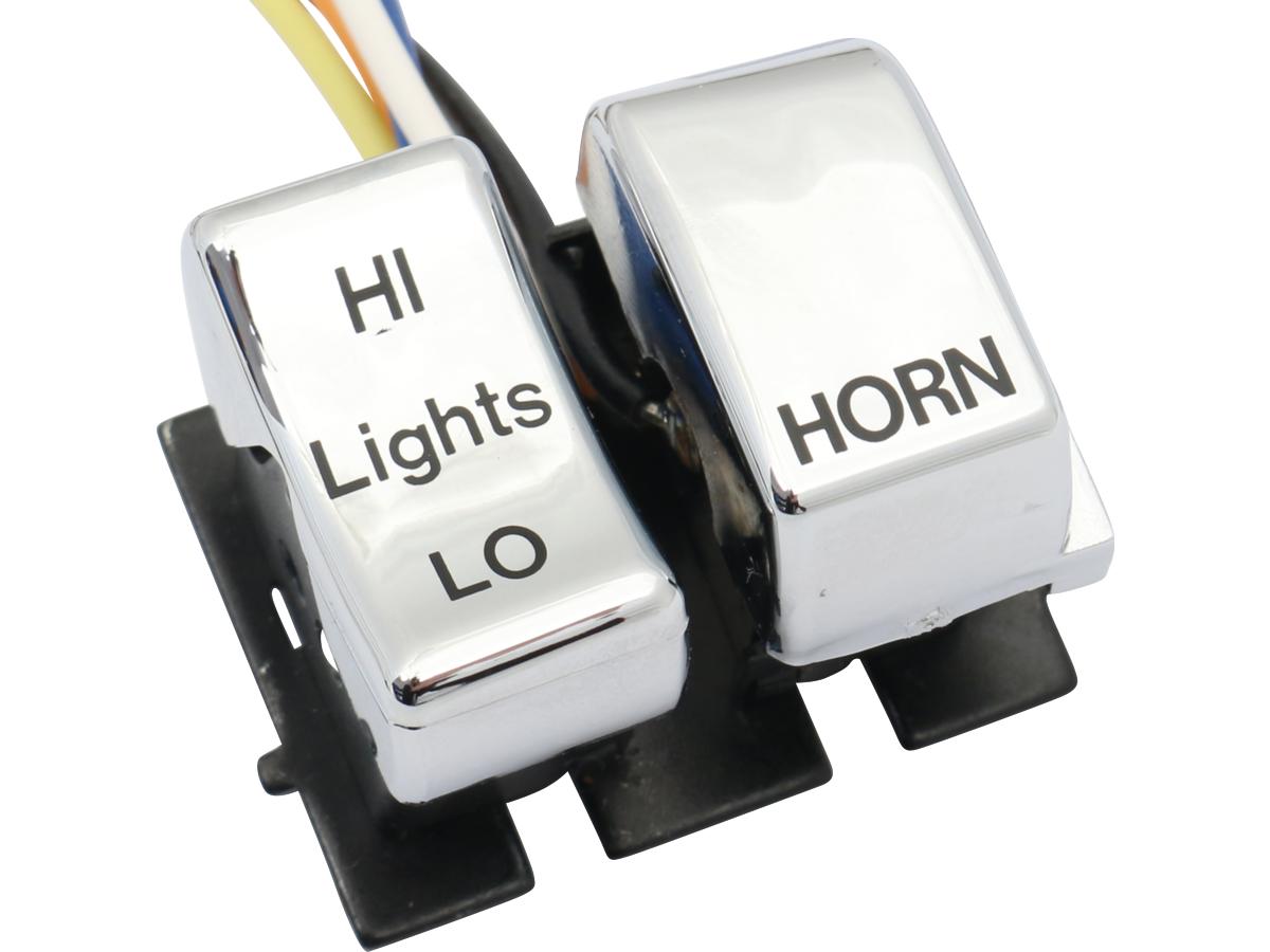 82-95 Early-Style Replacement Horn and Dimmer Switch Dimmer/Horn Switch Chrome