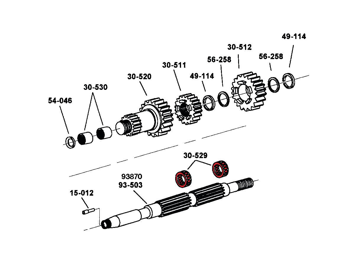 BRG.C/SHFT&amp;M/SHFT B/T 5SP TRAN