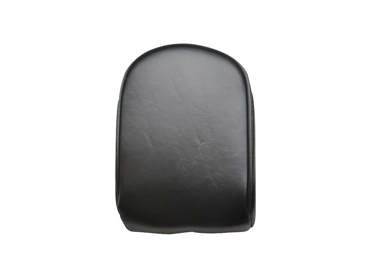 Mini Lowboy Upright Sissy Bar Pad Plain Black Vinyl