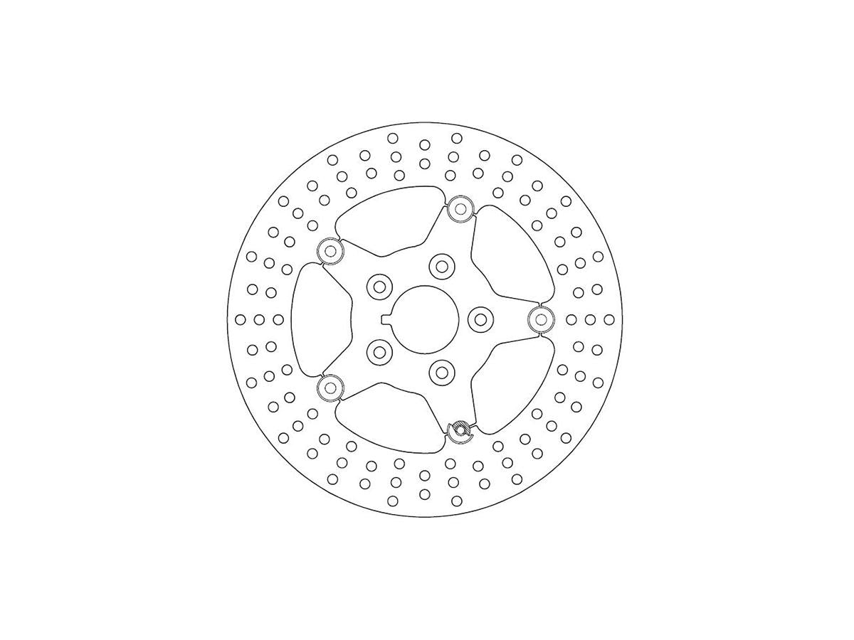 Floating Brake Rotor 5-Hole 11,5" Front