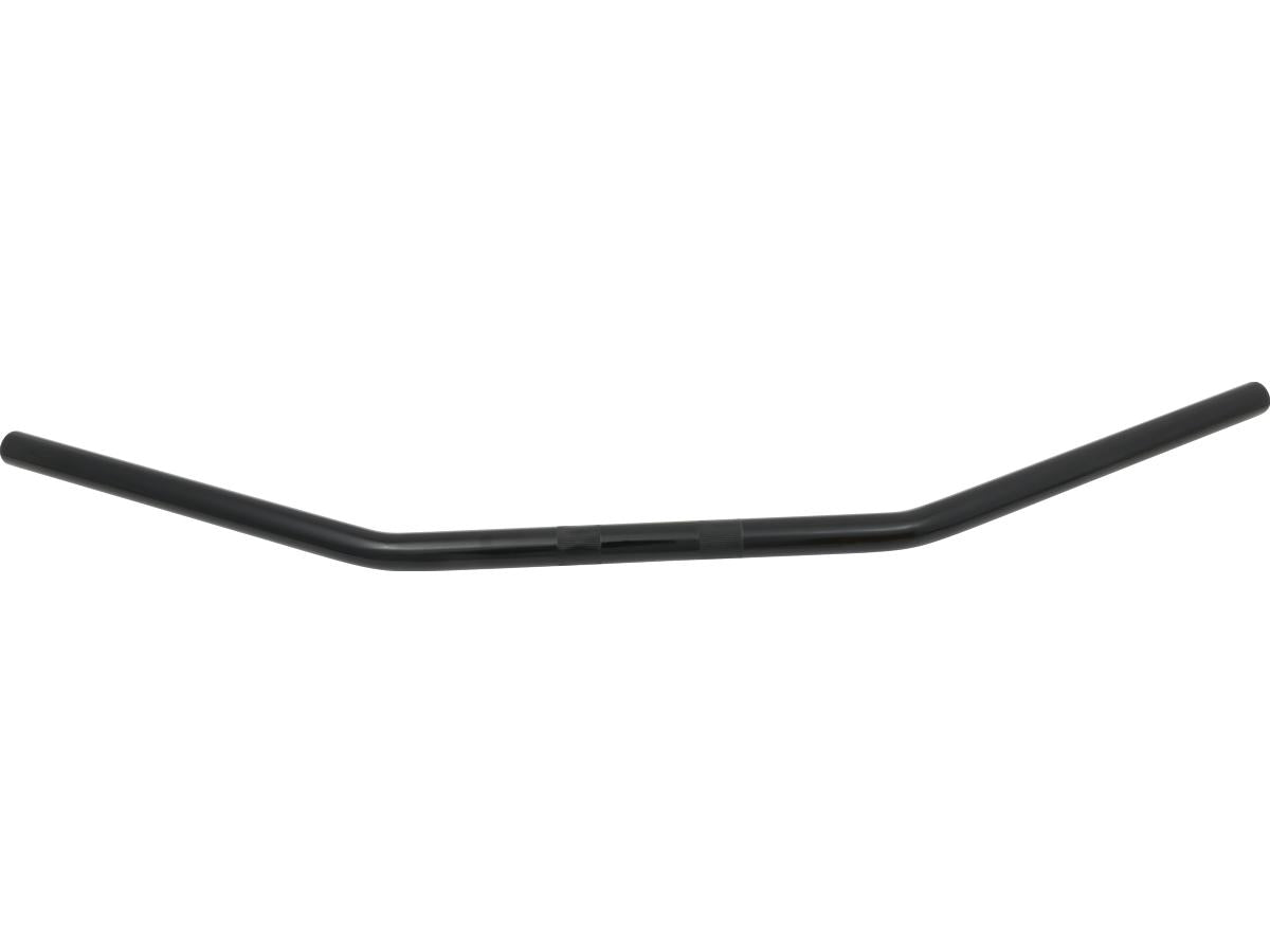 1" Drag Handlebar Non-Dimpled Black Powder Coated 914.4 mm