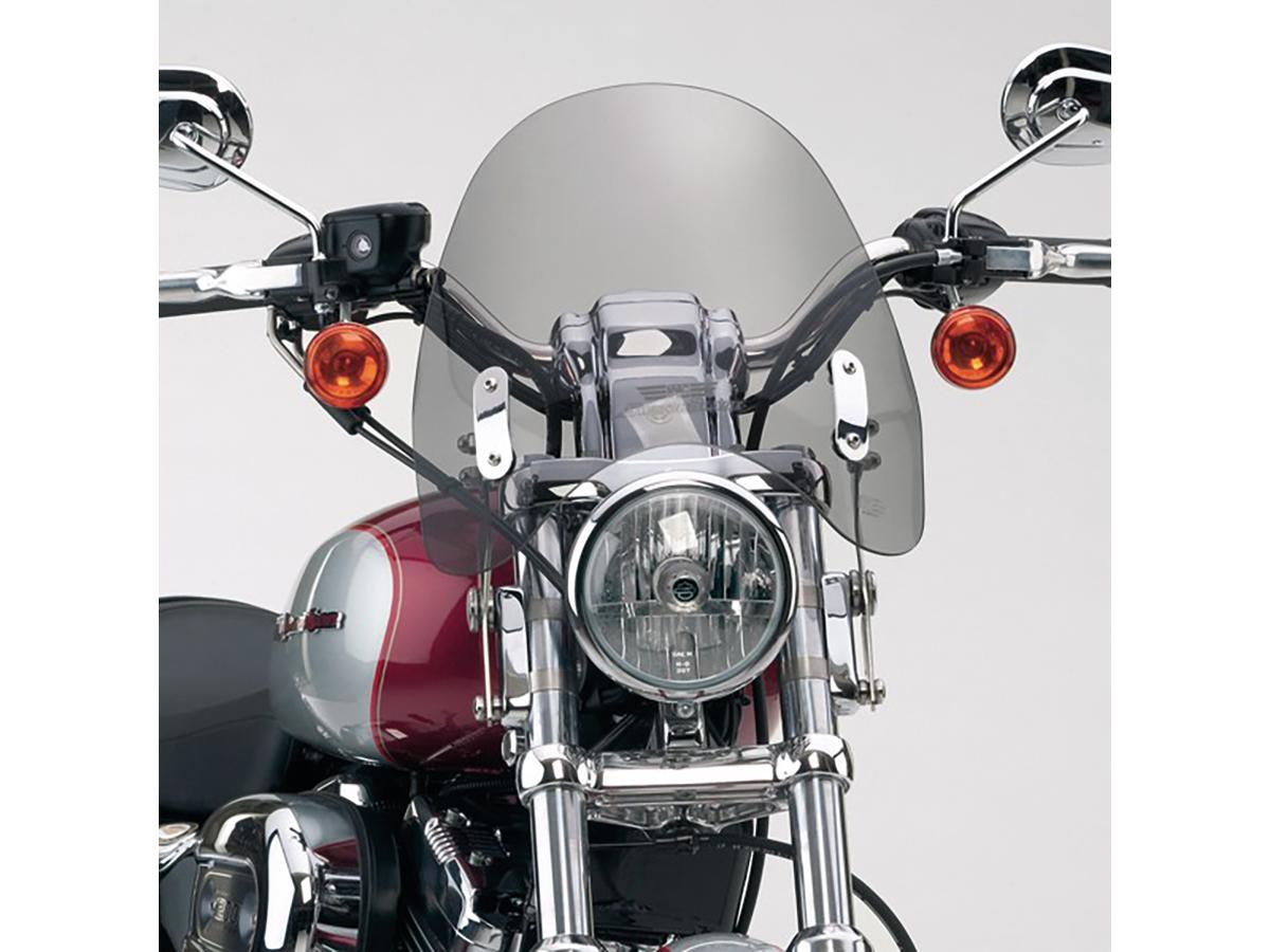 SwitchBlade Deflector Quick Release Windscherm Hoogte: 14,5", Breedte: 13,5" Light Smoke