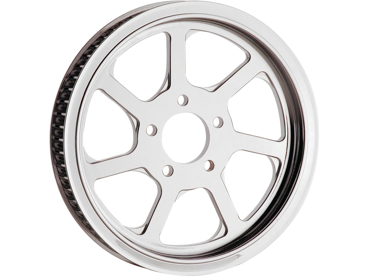 Eliminator 7 Belt Pulley Chrome 1 1/2" 70 teeth