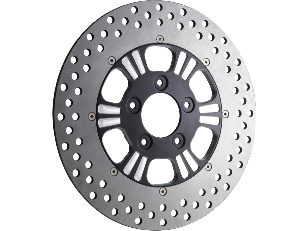 Dominator 2-Piece Brake Rotor Black Rear