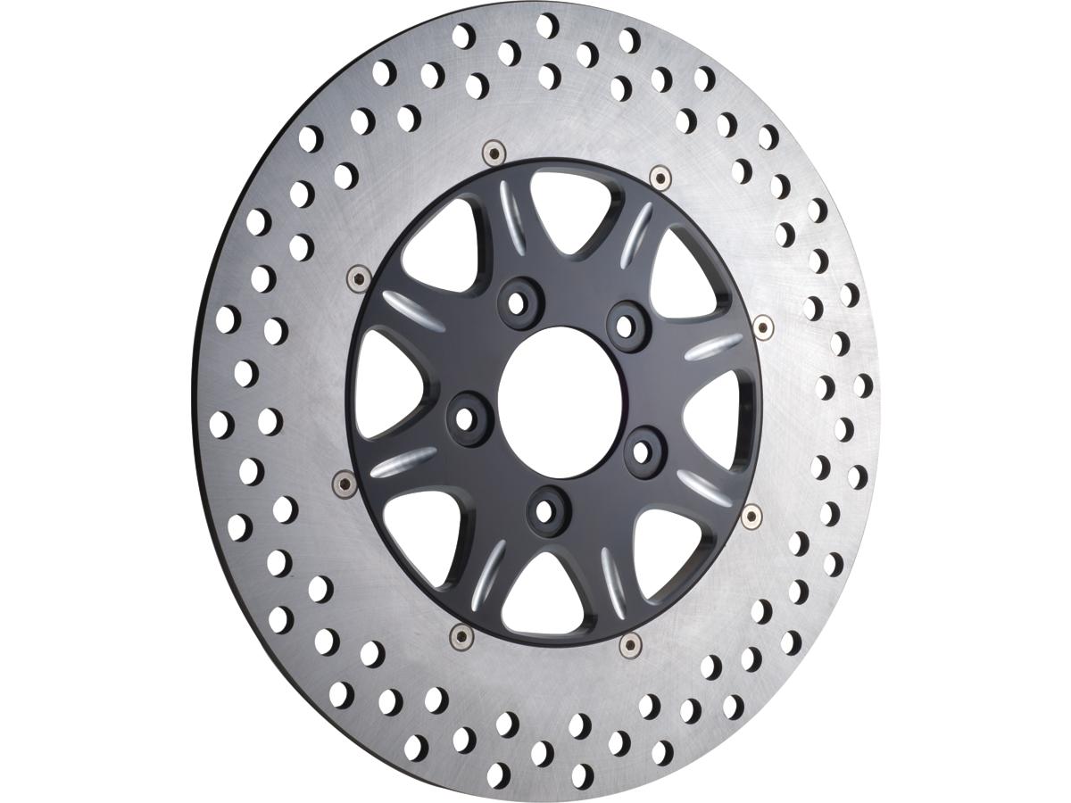 Meridian 2-Piece Brake Rotor Black Rear