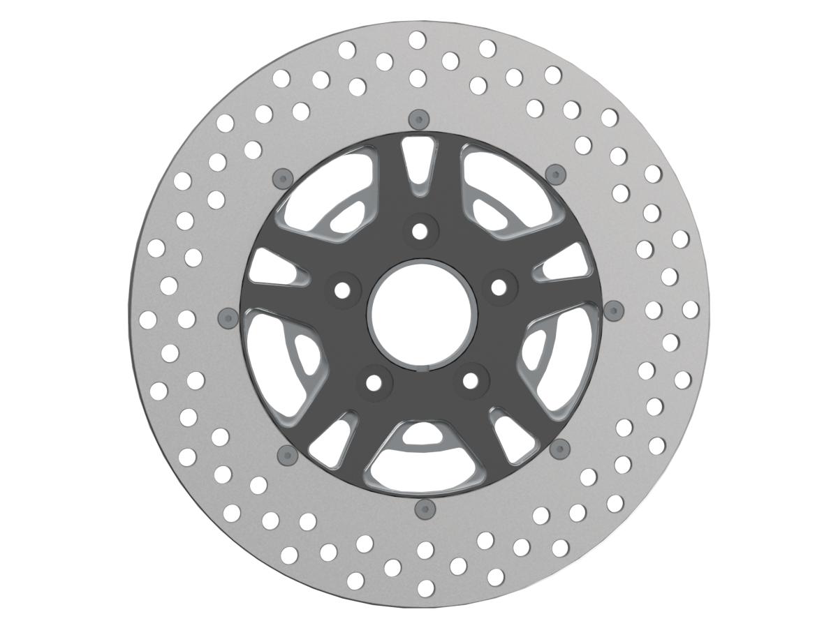 T-5 2-Piece Brake Rotor Midnight Series 11,5" Anodized Front