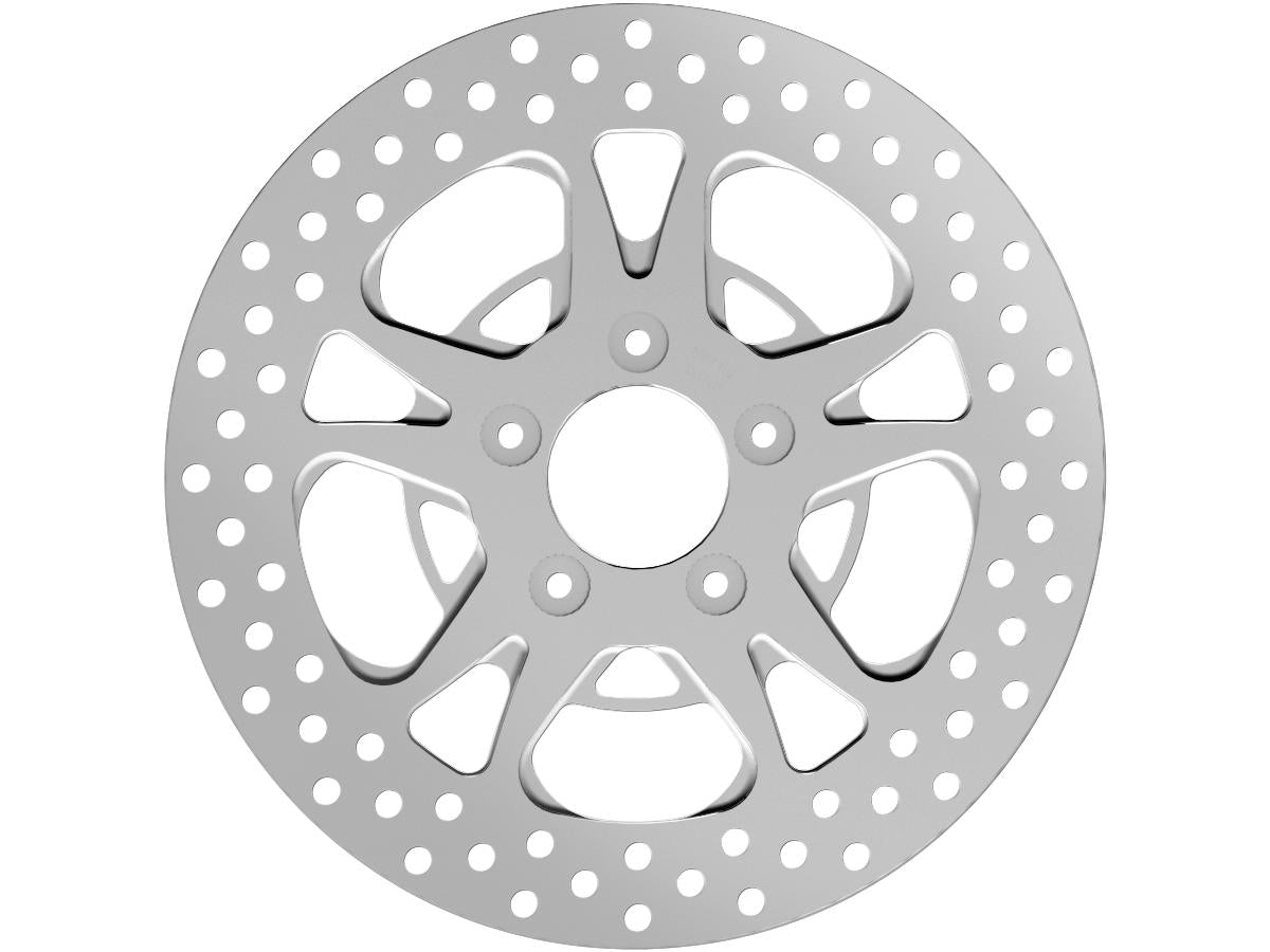 T-5 Brake Rotor Stainless Steel Polished 11,8" Rear