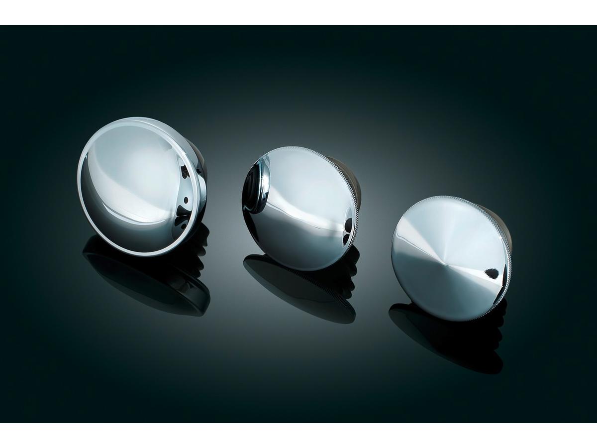 Vented Stock-Style Gas Cap Right Hand Thread Chrome