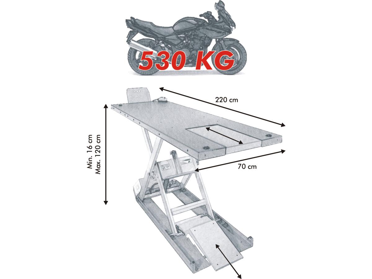 EH 530 Motorlift Rood