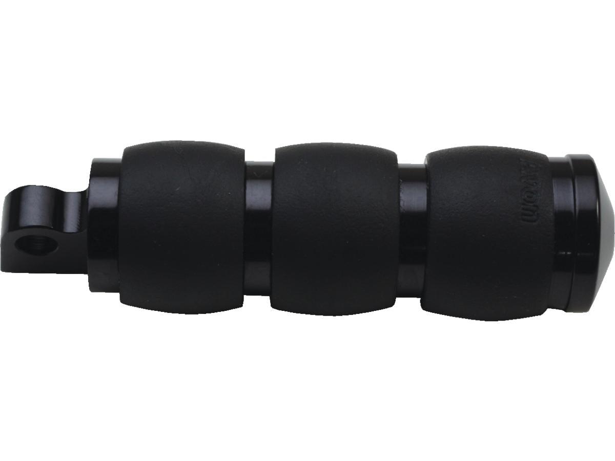 Velvet Air Cushion Footpegs Black, Anodized