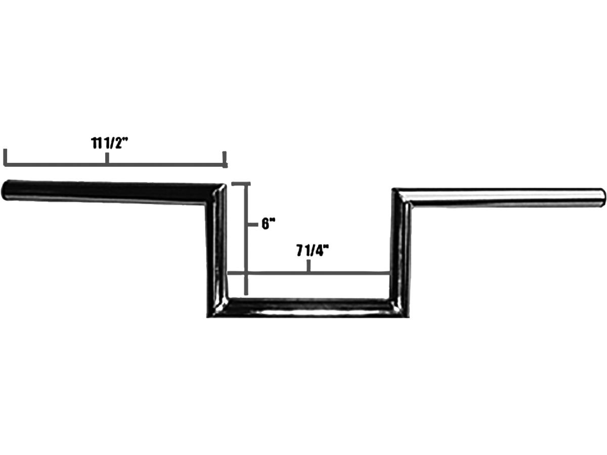 60s Wide Style 6 Handlebar