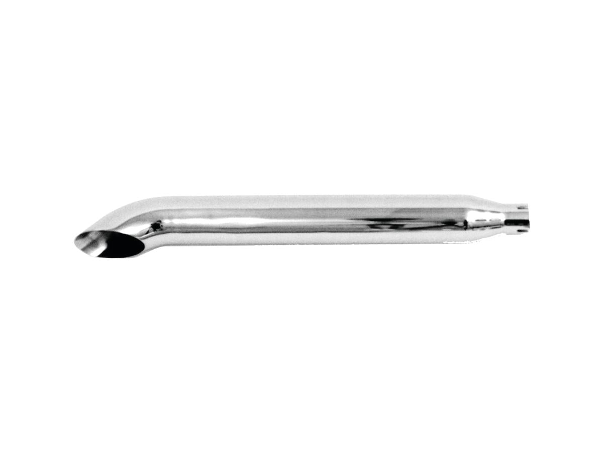 Universal Turnout-Turndown Muffler Chrome