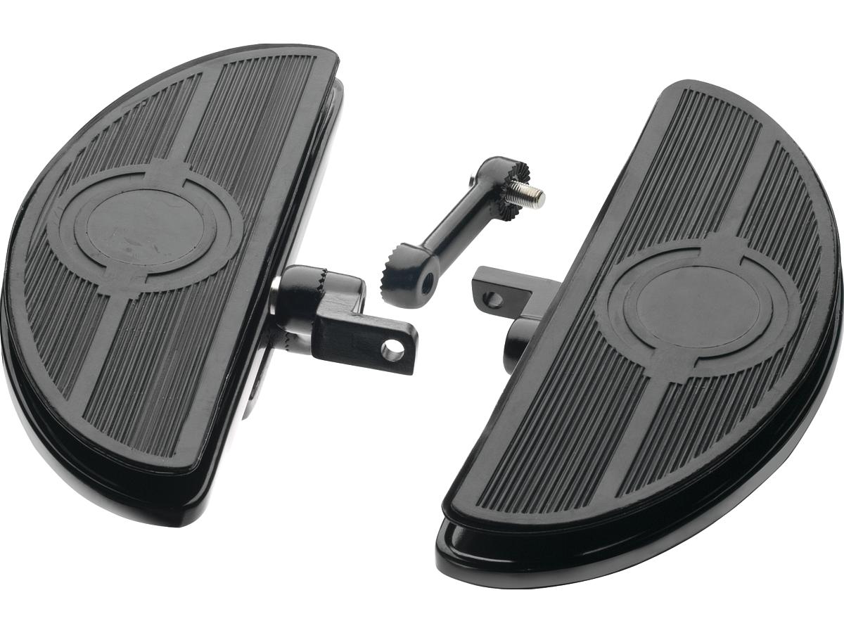 Adjustable Oval Floorboard Kit Shaker Black