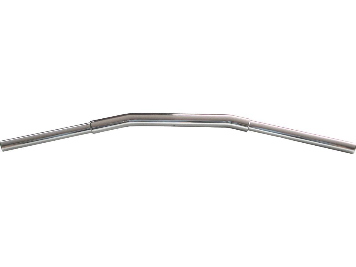 1 1/4" Fat Drag Bar Handlebar with 1 1/4" Clamp Diameter Non-Dimpled 5-Hole Chrome 820 mm Throttle Cables