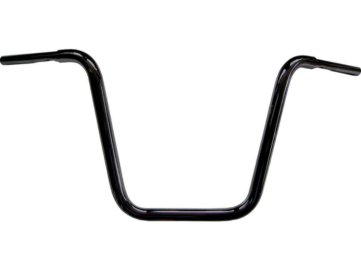 400 Fat Ape Hanger Handlebar with 1 1/4" Clamp Diameter Black Powder Coated 1 1/4" Throttle Cables