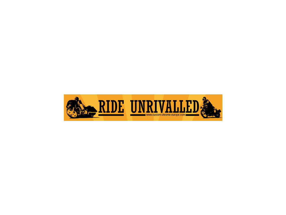 RIDE UNRIVALLED Sticker Sticker Rectangle, 3,5 x 21 cm